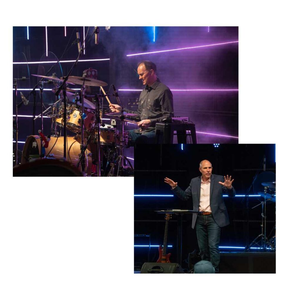 Drummer and Pastor Charlie